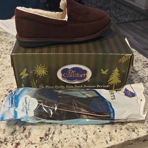 Dr. Comfort Brown Slippers